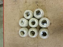8 Rollen, neue Bindeschnur für Zeitungen