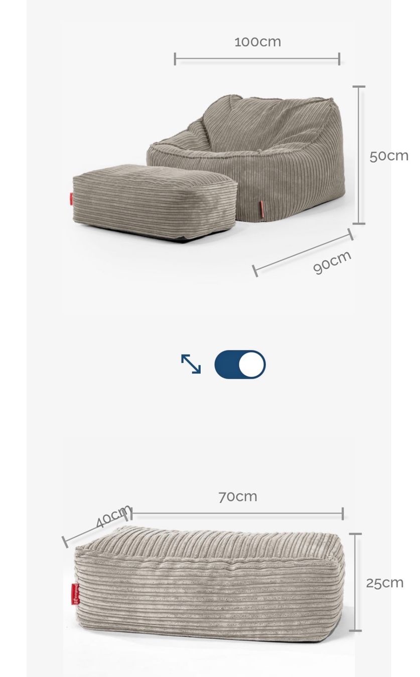Sessel: BigBertha Sitzsack - Beanbag – Neu (gemäss Beschreibung) aus Bern von cla_sm62 2