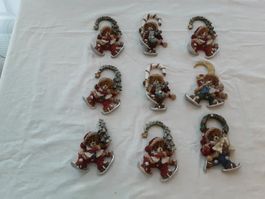 9 .st  antikes weihnachts  BÄRLI 15 cm