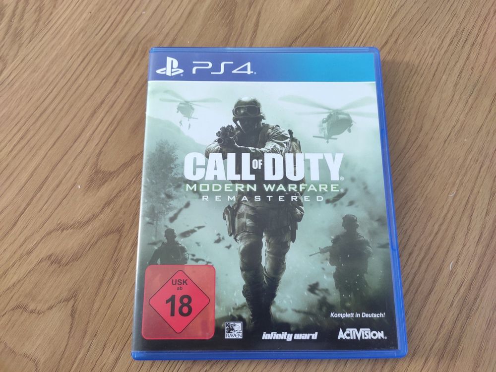 PS4 Call of Duty Modern Warfare Remaster (D'occasion) à VETROZ pour CHF ...