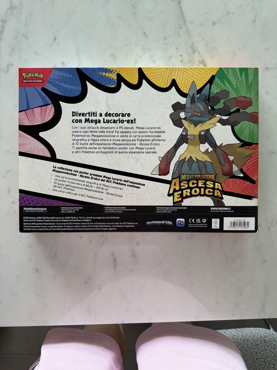 Pokémon Sammelbilder & Trading cards: Ascended Heroes Mega Lucario premium poster collection  – Neu und originalverpackt aus Cademario von Yleeyle 2