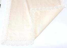 Deckchen mit Spitzenrand - Napperon, bordure dentelle