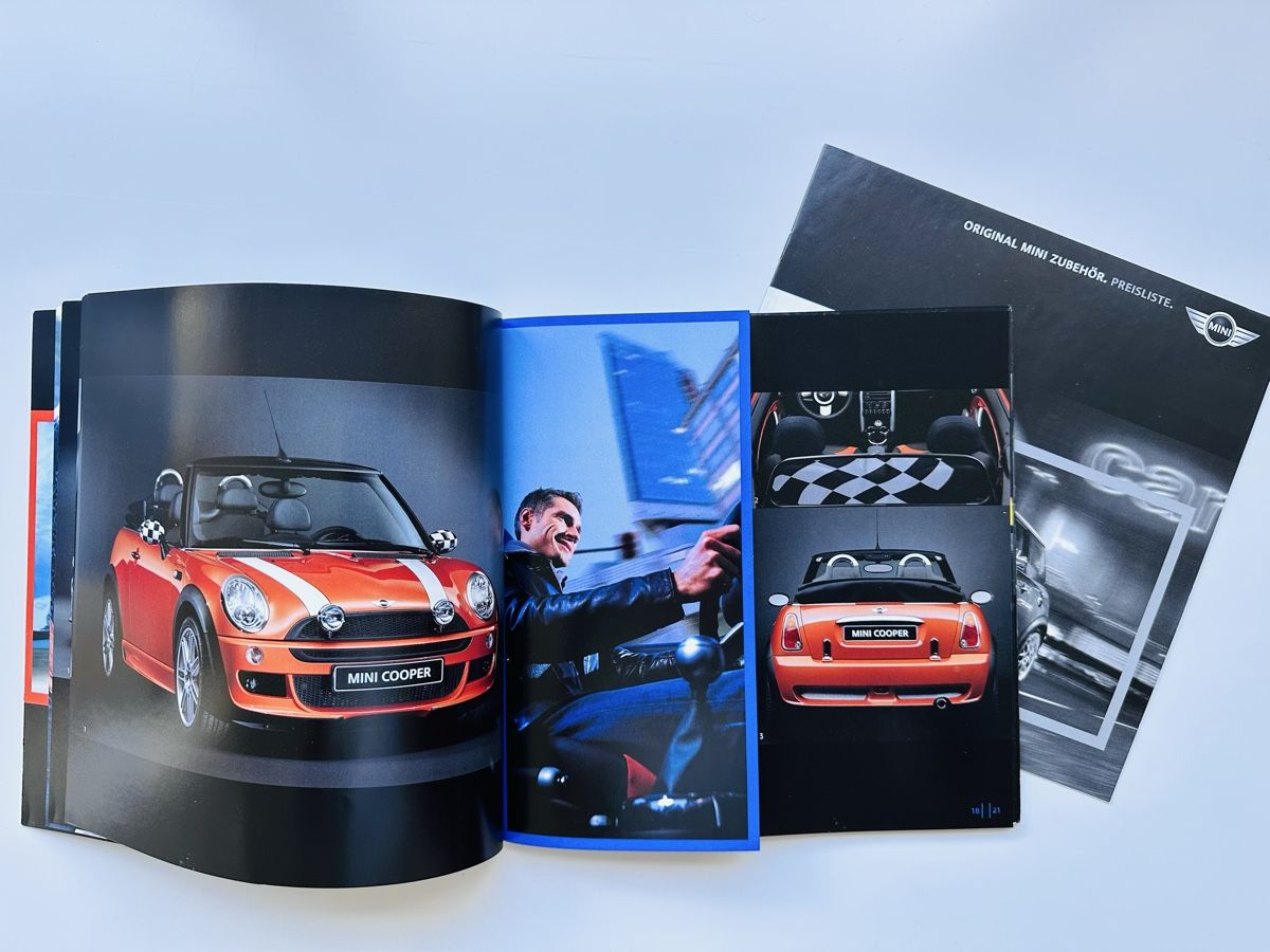 Mini Dokumente: MINI Prospekte Preislisten Werbematerial Original 2002-2005 – Gebraucht aus Frauenfeld von Jalwin 5