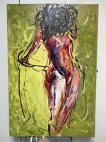 Original Ölgemälde «Entfesselt» – Frauenfigur 80 × 120 cm