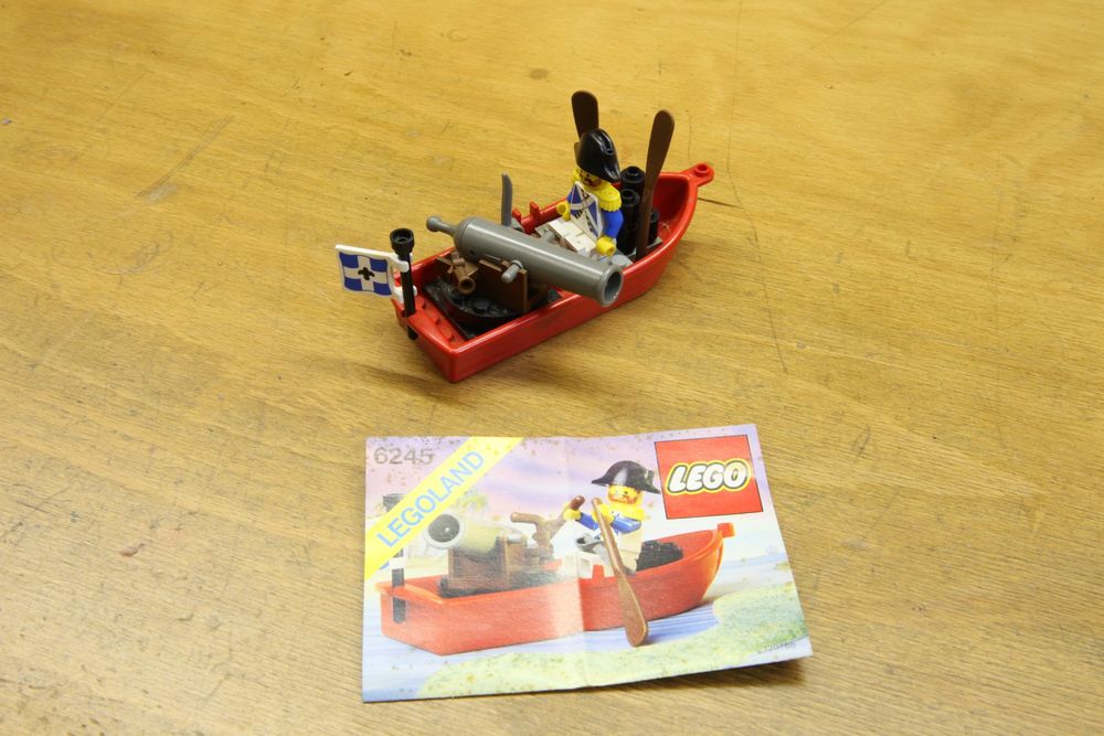 LEGO Classic Legoland 6245 - Ruderboot mit Kanone, komplett (Gebraucht ...