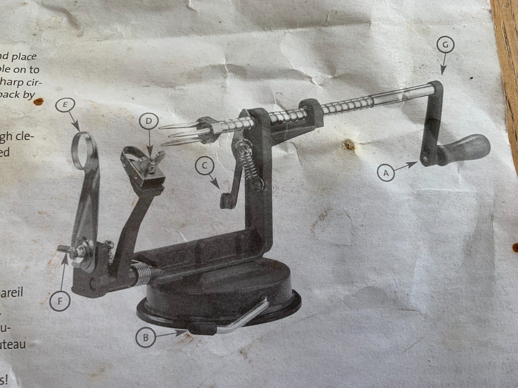 Elettrodomestici da cucina: Apfelschälmaschine Apfeltraum Modell Westmark NEU – Nuovo (secondo la descrizione) da Sarmenstorf venduto da habasa 6