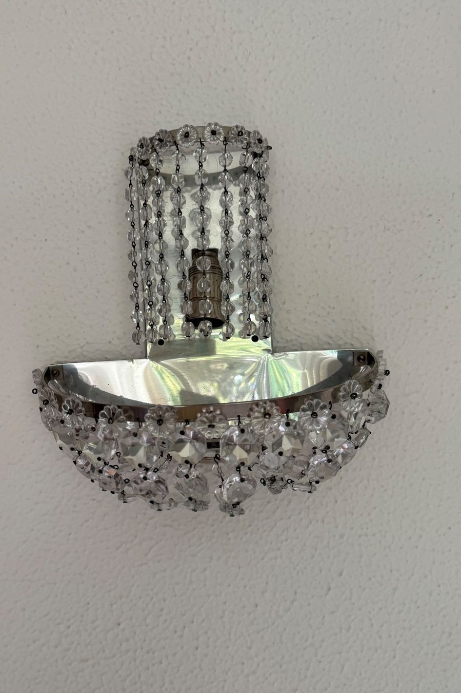 Lampes: Wandlampe Glasperlen Kristalloptik, Metall – D'occasion à Wohlen AG par homecollectivech