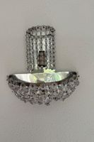 Wandlampe Glasperlen Kristalloptik, Metall