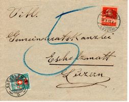 Brief mit Nachporto