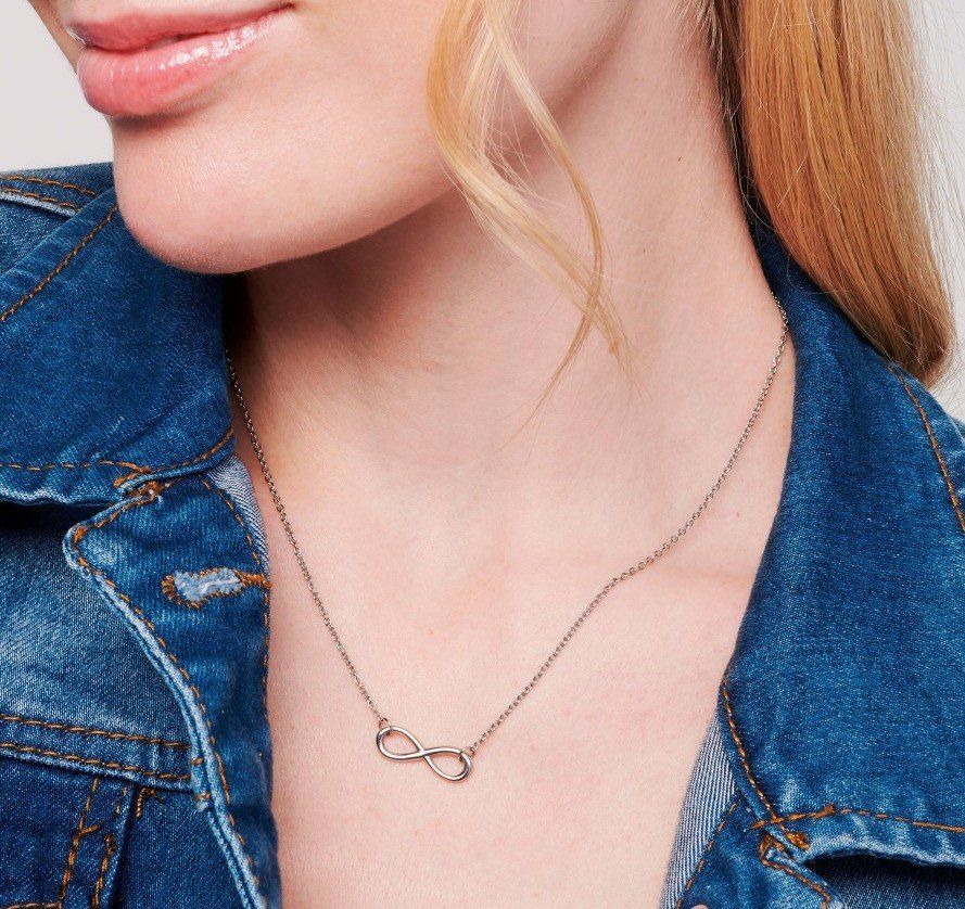 Energetix Catenine: Collier argenté avec pendentif Infinity – Nuovo (secondo la descrizione) da Savigny venduto da Isacefa 1