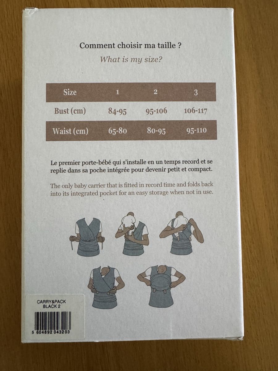 Bauch- & Rückentragen: Mama hangs Carry&Pack porte bébé – Neu (gemäss Beschreibung) aus NEUCHATEL von vir_sbf8 3