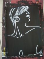 Dipinto moderno bianco nero