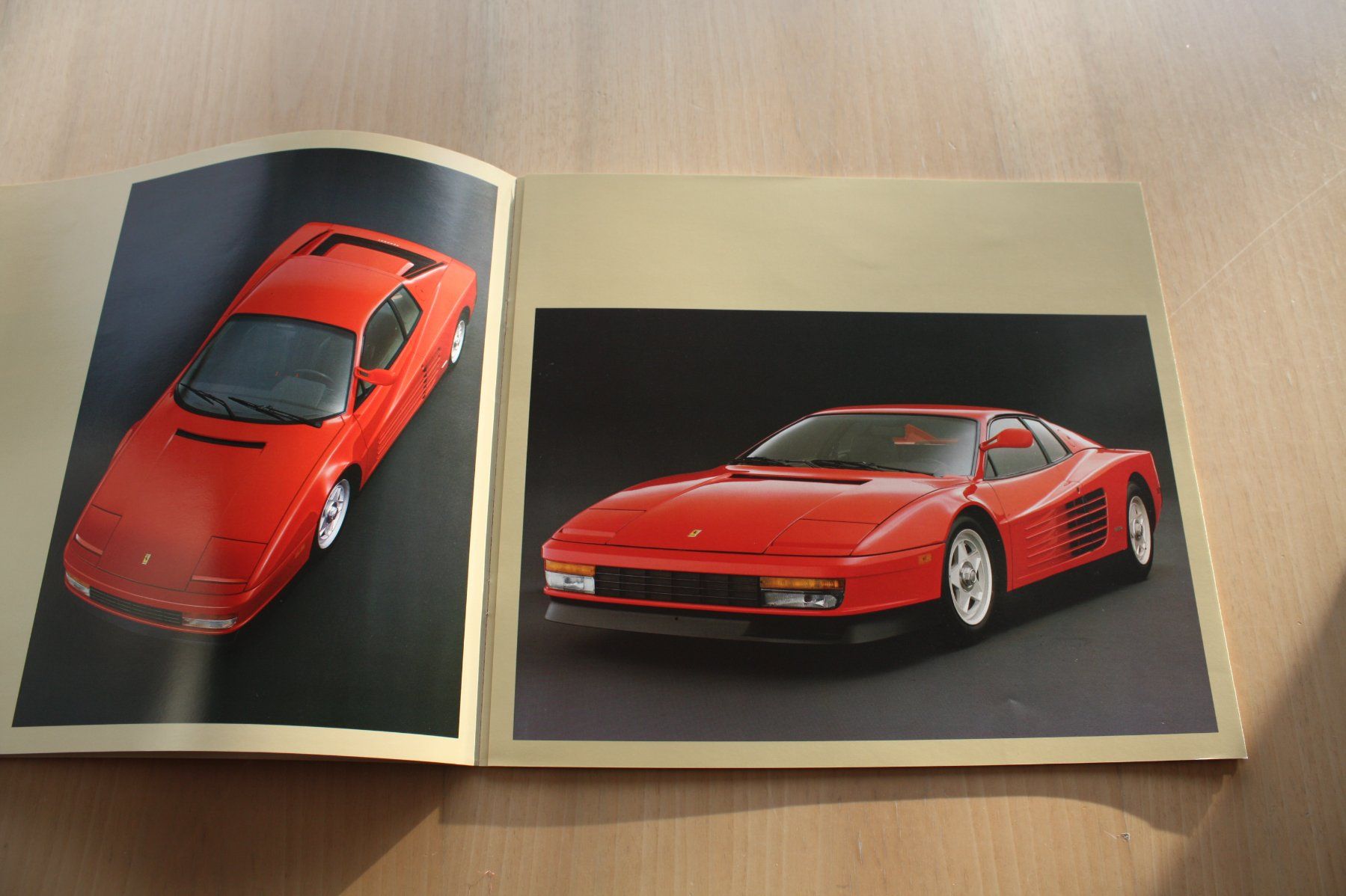 Ferrari Dokumente: Ferrari Testarossa Prospekt 2/1988 – Gebraucht aus Wikon von erwin400 2