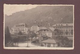 RAGAZ - Teilansicht - Hotel Hof - 1914 // kleiner Riss //