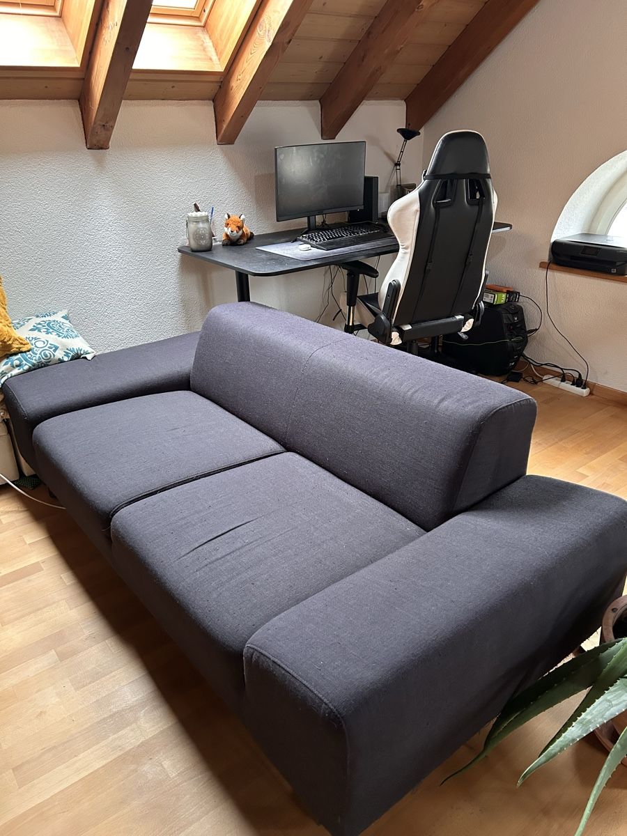 Divani: Gemütliches Sofa schwarz – Usato da Dättwil AG venduto da DanielDuerr