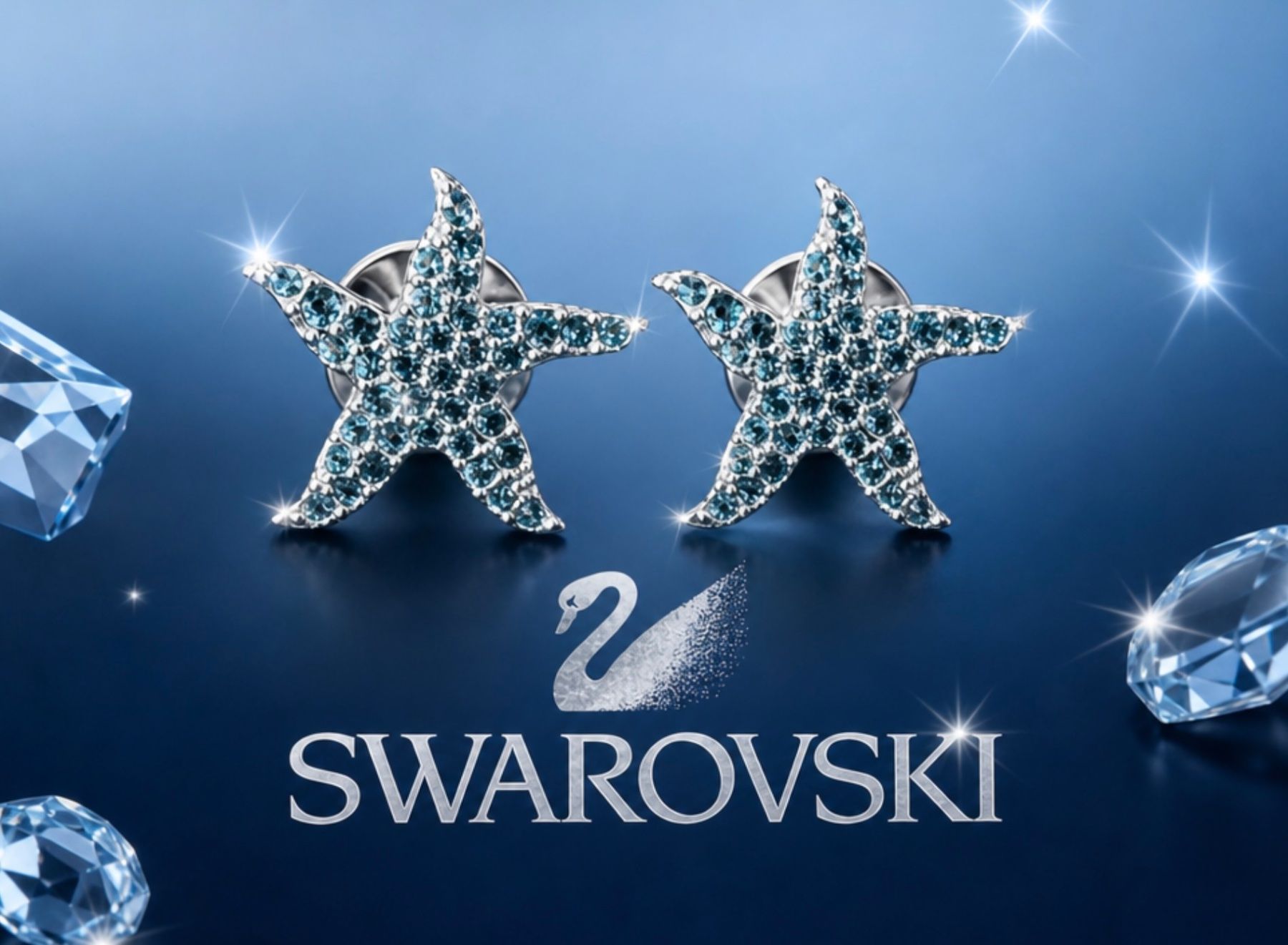Swarovski Spille & Fermagli: Swarovski 2 Broschen original – Nuovo (secondo la descrizione) da Kirchleerau venduto da Dalmi220