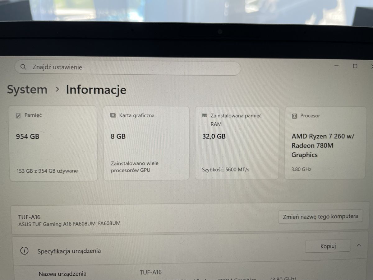 Asus Notebook: Asus TUF Gaming A16 – Nuovo (secondo la descrizione) da Zuzwil SG venduto da Arkadio1988 3