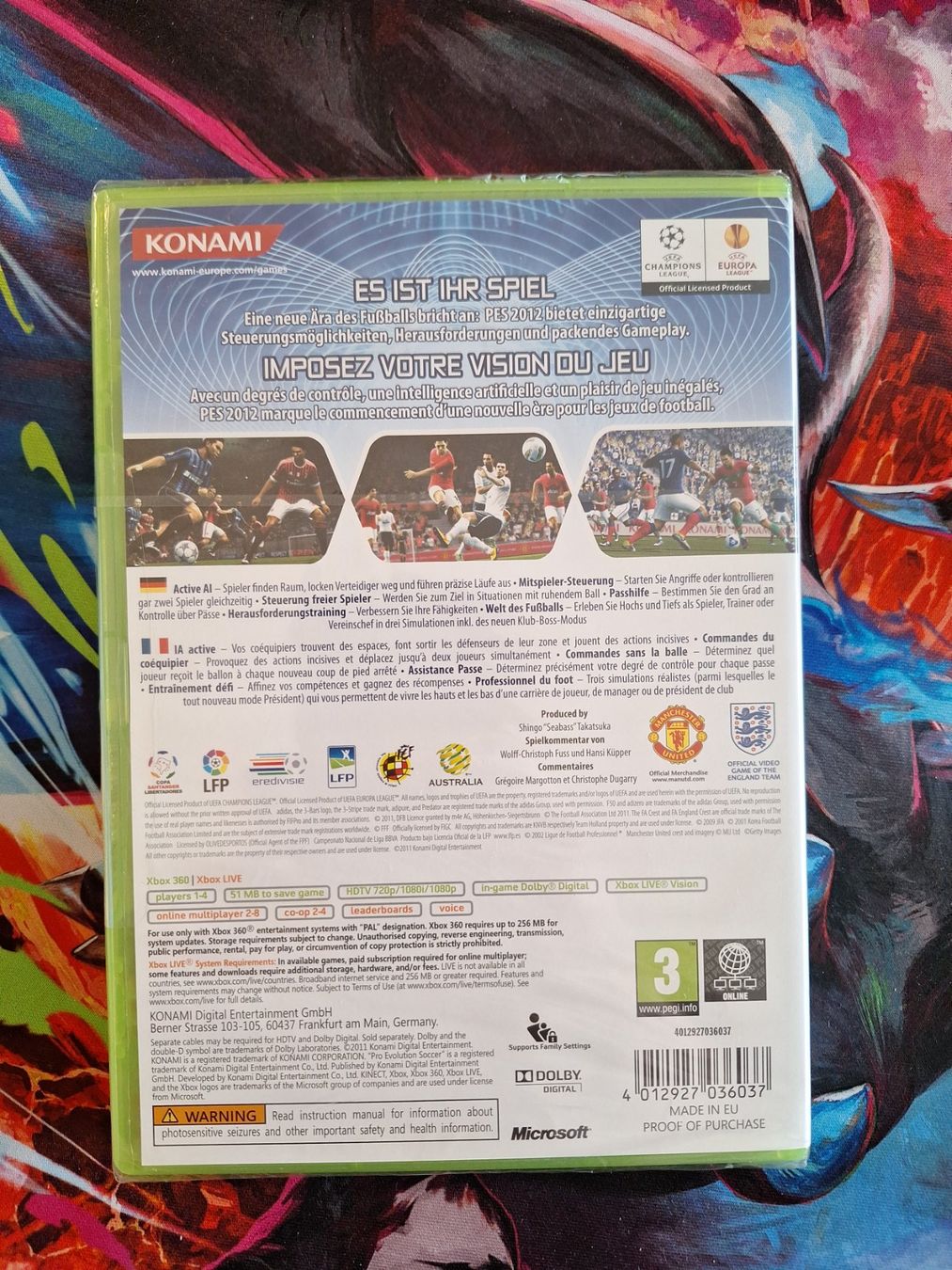 Microsoft Giochi: PES 2012 SEALED Cristiano Ronaldo - XBOX 360 – Nuovo e nell'imballaggio originale da Altstätten SG venduto da GGsGameshop 2