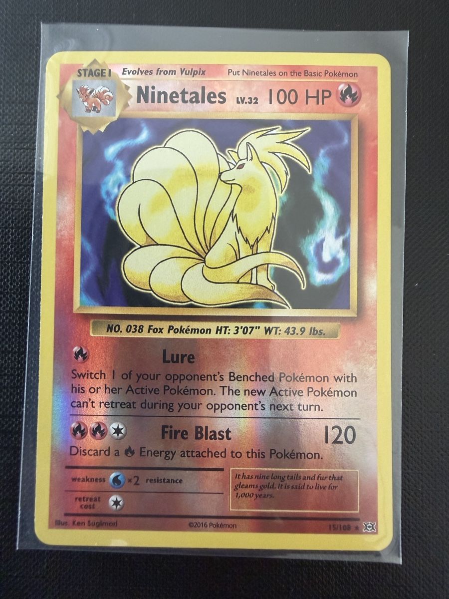 Pokémon Carte collezionabili: Ninetales #15 (Reverse) XY EVOLUTION EN – Nuovo (secondo la descrizione) da Savigny venduto da Matgab94