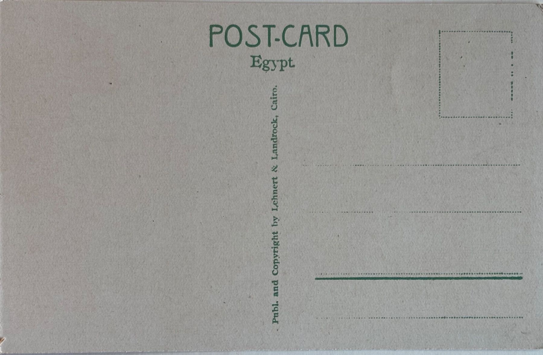 Cartoline postali: Lehnert & Landrock, Ägypten, Pyramide, Sphinx, Kamel – Usato da Frauenfeld venduto da Merk52 1