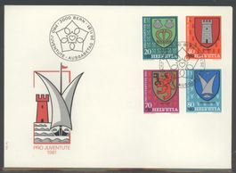 1981, FDC, Pro Juventute