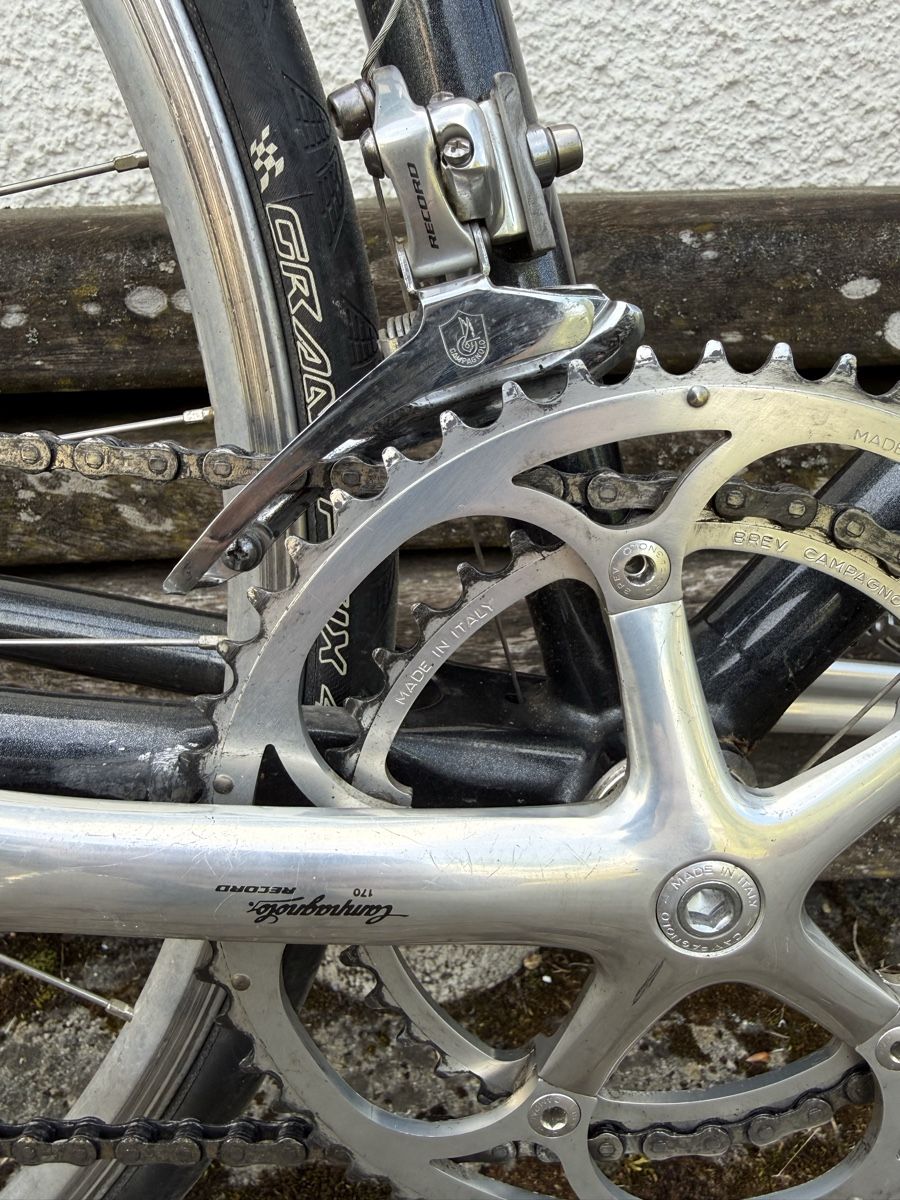 Campagnolo Velos: Rennrad Hagan Titanal Campagnolo Record – Gebraucht aus Gränichen von zuhaben... 1