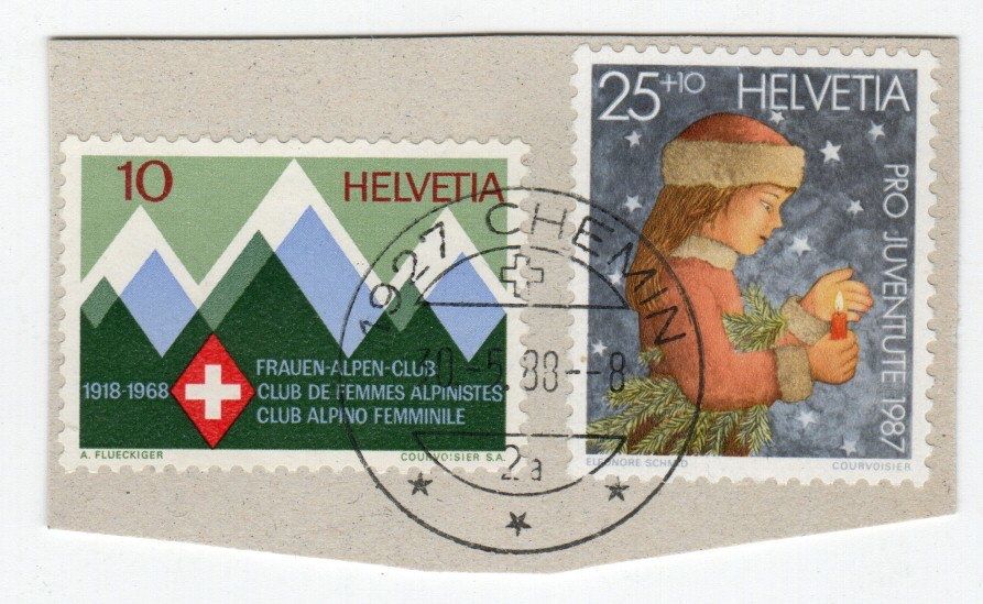 Alle Briefmarken: 052b  CH "CHEMIN" – Gebraucht aus Breganzona von dede46