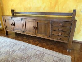 Buffet vintage in legno massiccio di pino