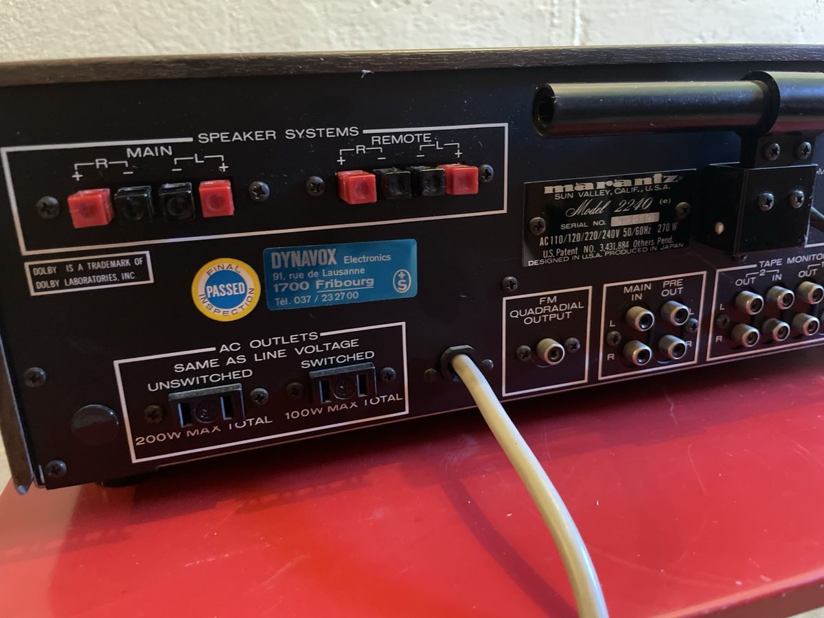 Marantz Ricevitori: Marantz 2240 Stereoreceiver Verstärker- Vintage – Usato da Zürich venduto da semi16 5