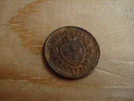 (D1) Départ 1 CHF 1 Rappen 1931 UNZ