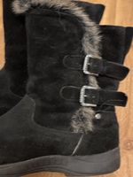 Stiefel Damen Grösse 40 schwarz mit Futter