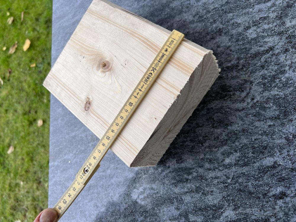Holzblock für Schraubstock oder Werkbank Unterlage 20x16x8cm