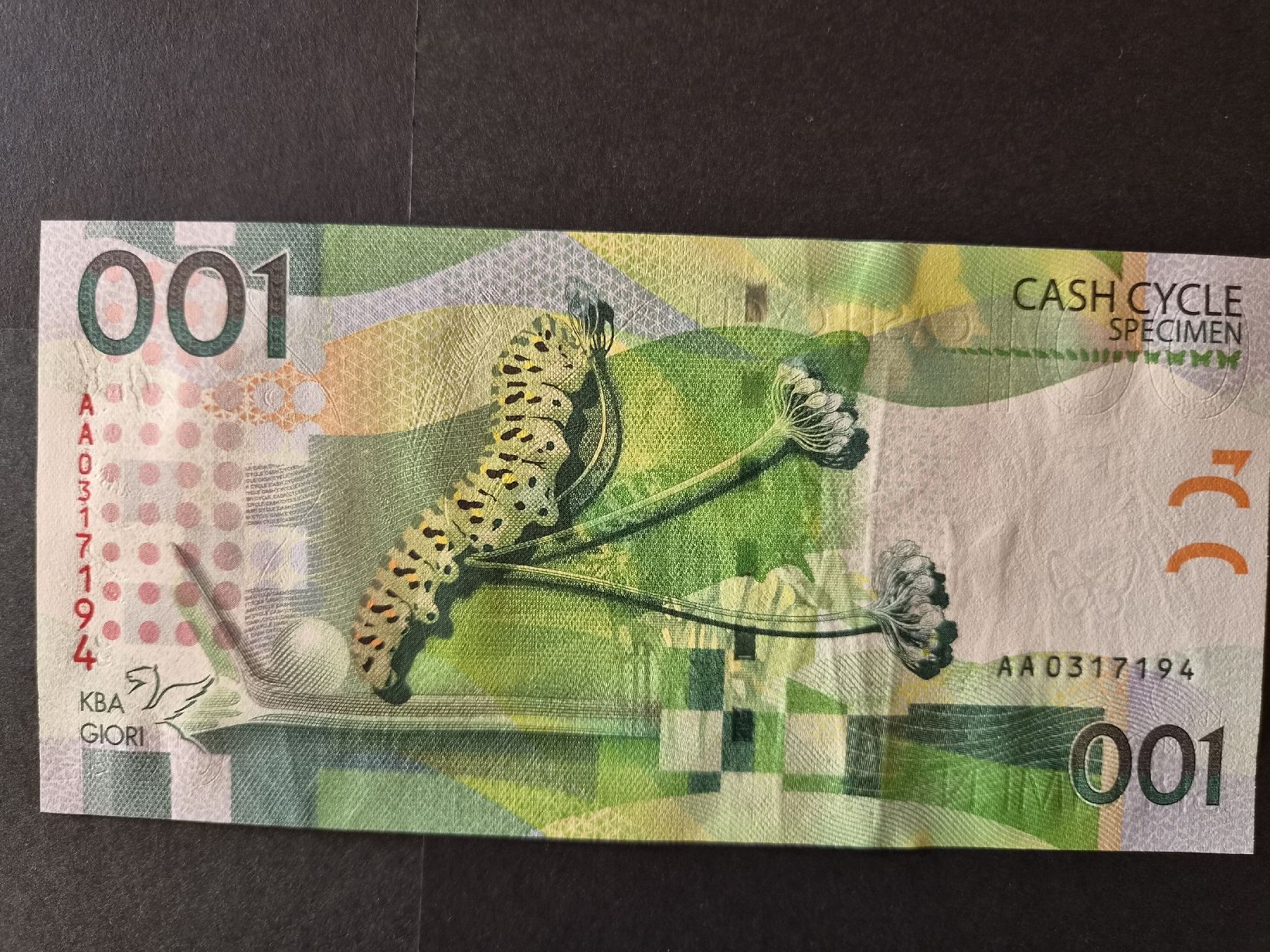 Banconote: Billet KBA GIORI Spécimen  – Nuovo (secondo la descrizione) da Versoix venduto da rucio 1
