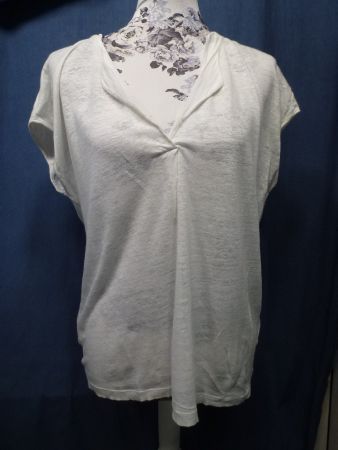 OPUS SHIRT REINES LEINEN WEISS KA NEUWERTIG GR 38 40