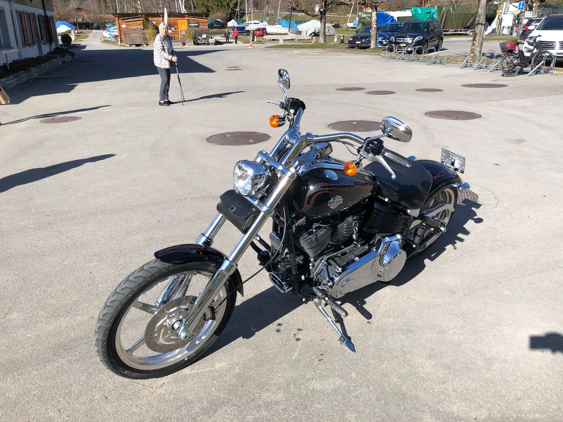 Harley-Davidson Chopper: HARLEY DAVIDSON FXCWC ROCKER C – Usato da Unterseen venduto da sfeller 3