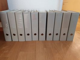 Bundesordner grau  Breite 7 cm 10 Stück