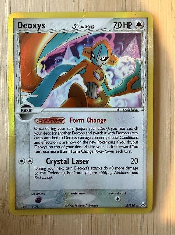 Carte collezionabili: Deoxys 5/110 Holo  ENG – Usato da Viganello venduto da con_ns6d