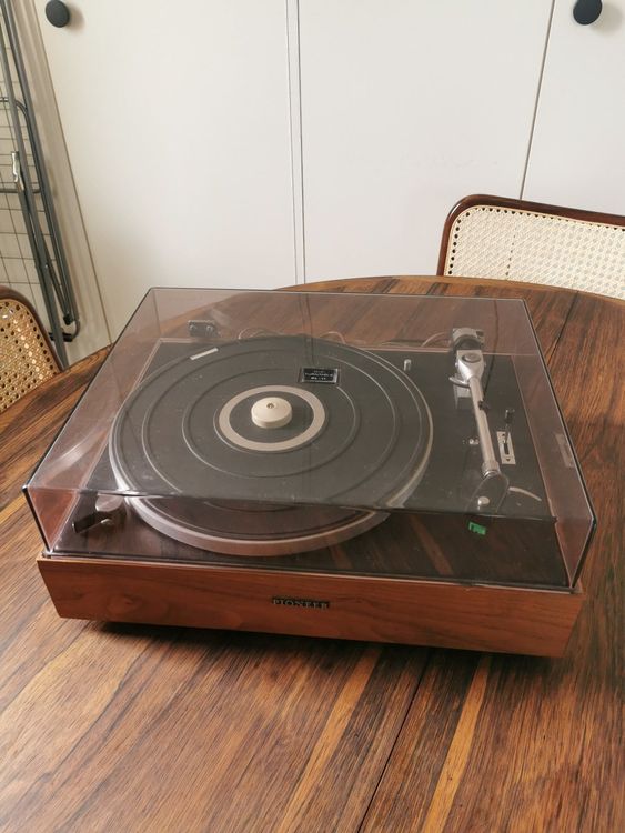 Platine Vinyle Pioneer PL-A25 – 1969, Vintage, Bois, état Parfait Et Rare