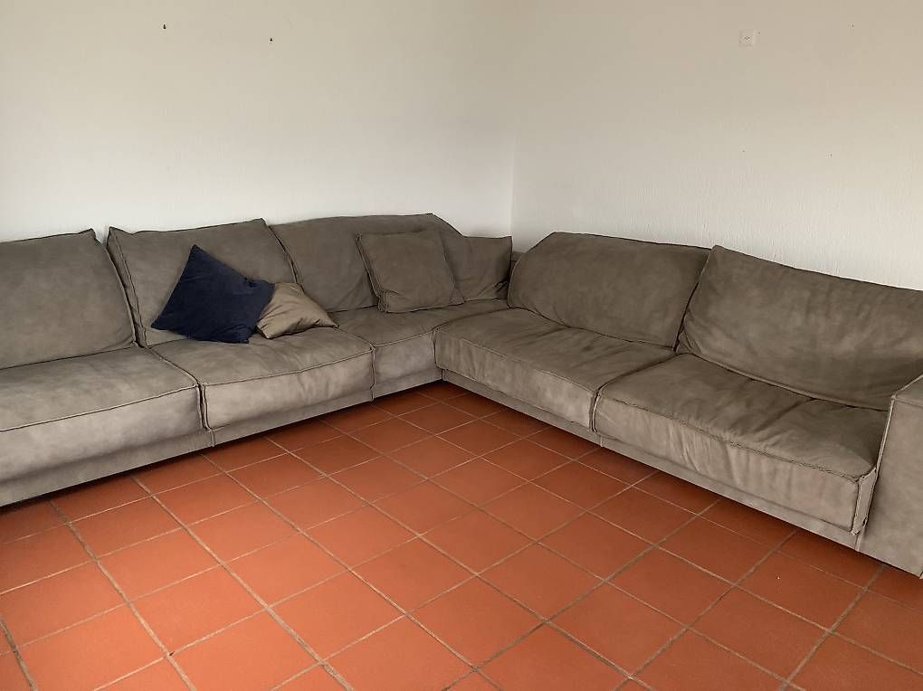 Divani: Canapé d'angle en cuir  – Usato da Pambio-Noranco venduto da Derimey 1