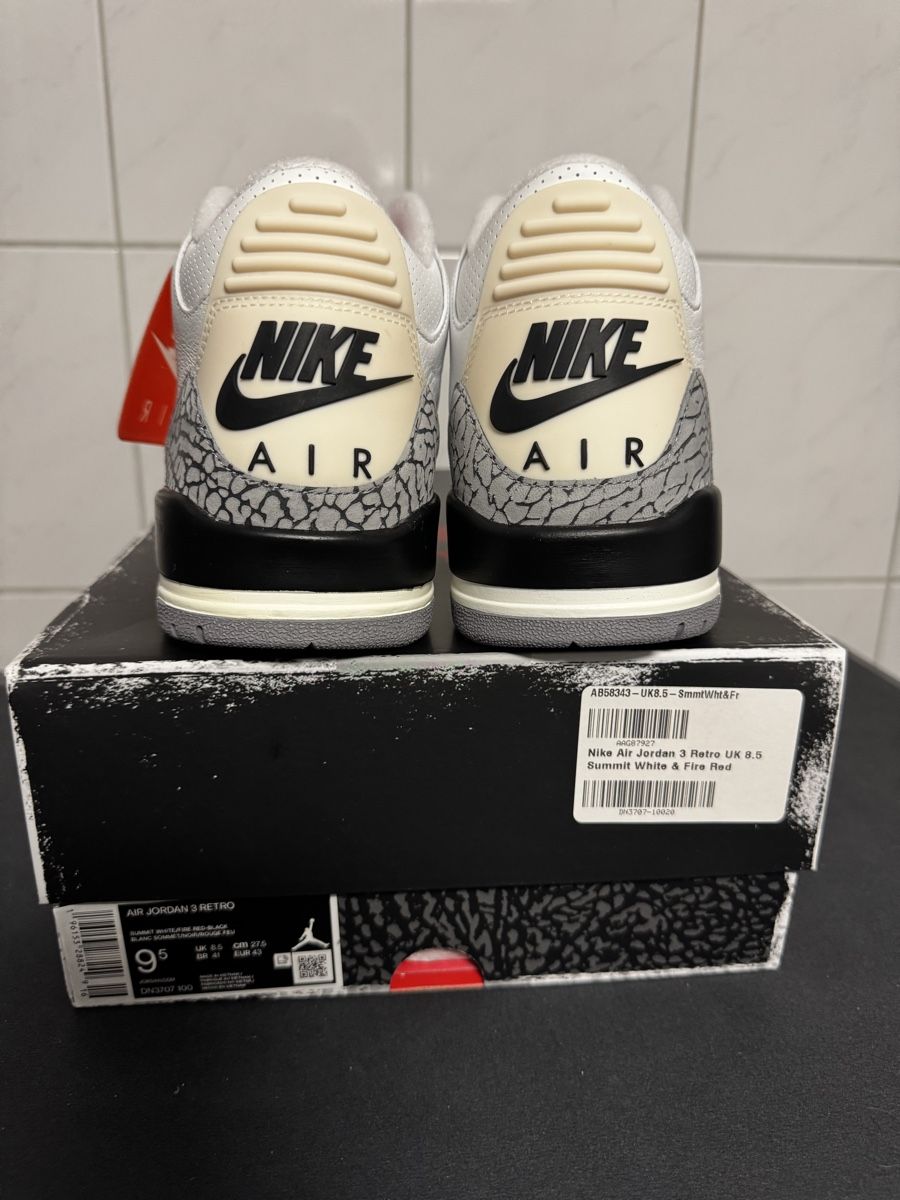 Jordan Scarpe da uomo: Air Jordan 3 White Cement, EU 43 Neu !! – Nuovo e nell'imballaggio originale da Tuggen venduto da Kawest0 1