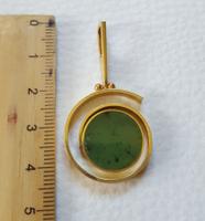Anhänger Massiv 750 gold mit Jade