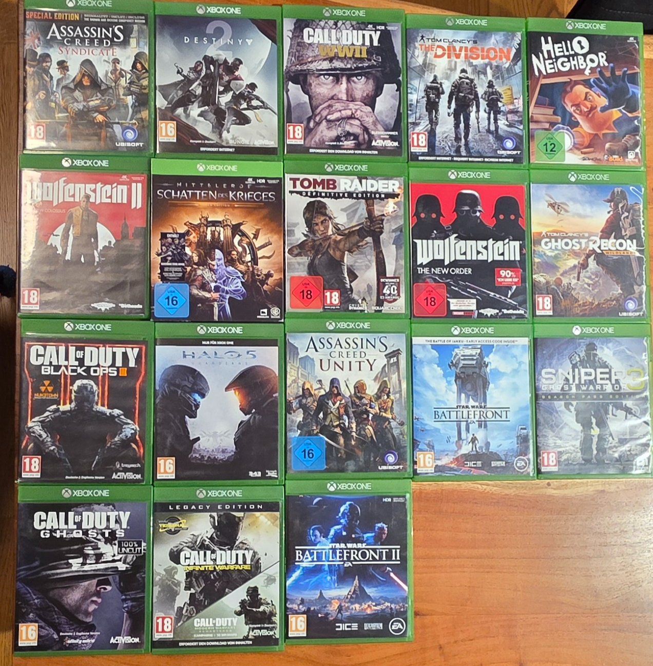 Microsoft Giochi: 18x XBOX One Spiele – Usato da Kyburg venduto da Dou_jh2d