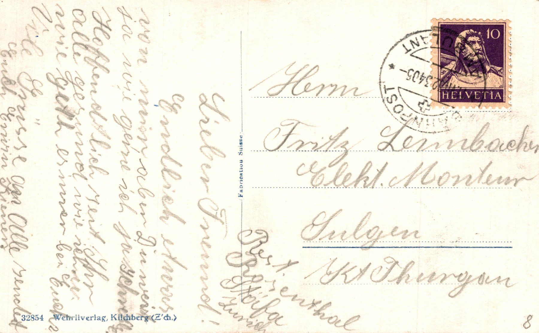 Cartoline postali: Stäfa am Zürichsee – Usato da Bronschhofen venduto da Astore 1
