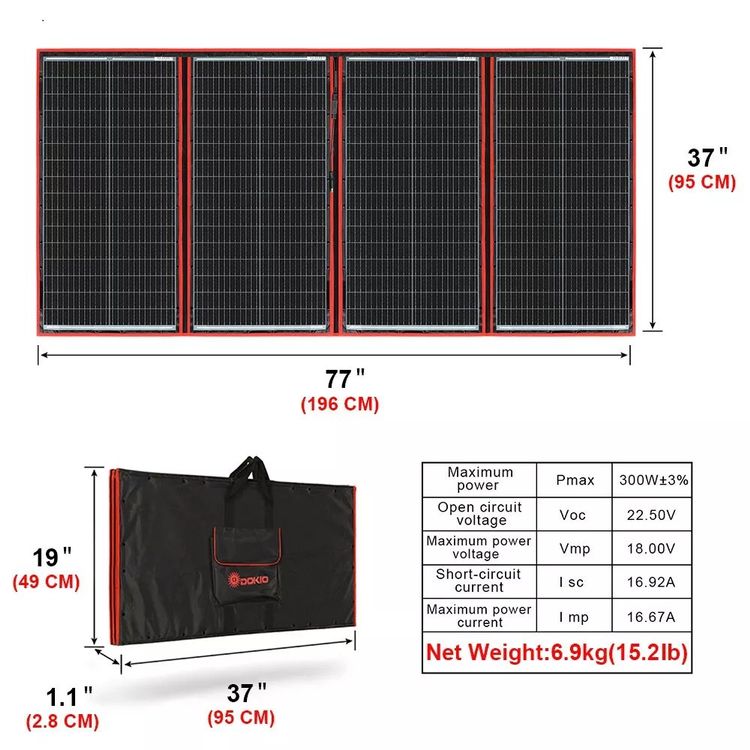 Dispositivi a energia solare: 300W Faltbar Solarpanel Tragbar 12V Solar für Batterie – Nuovo e nell'imballaggio originale da Wallenwil venduto da toesstal-vertrieb 5