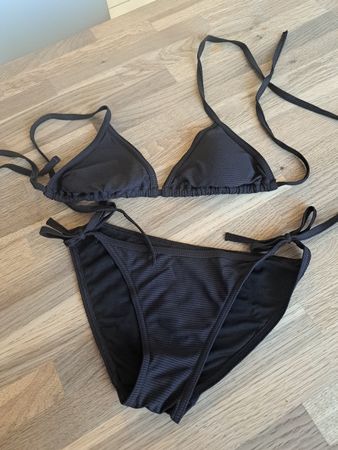 Bikini schwarz zum binden.Gr S