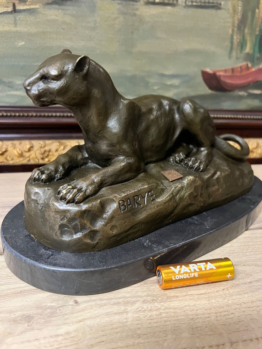 Sculture & Statue: Massive Leopard Bronzefigur Art-Deco ⚠️ – Usato da Oberengstringen venduto da Cici7