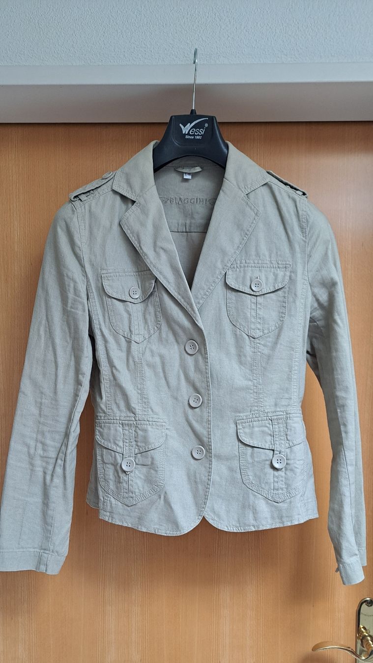 Giacche: Kurzer Leinen Blazer NEU Gr. 38 – Nuovo (secondo la descrizione) da Emmen venduto da Huwimark