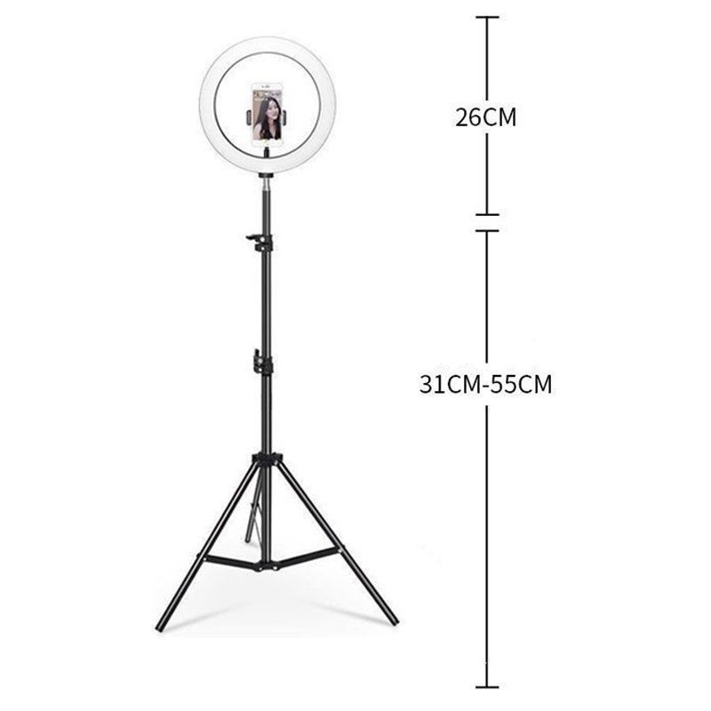 Treppiedi & Teste: 10 Zoll Tripod mit Ringlicht – Nuovo e nell'imballaggio originale da Schlieren venduto da Shopgalaxy
