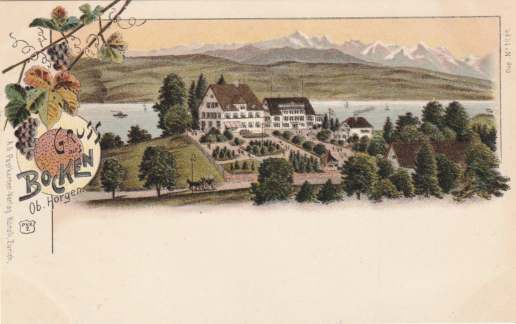 Cartoline postali: Horgen  Bocken – Usato da Rorschacherberg venduto da fratovi2