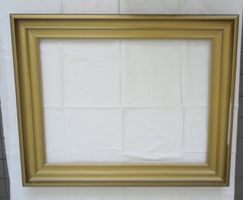 Bilderrahmen goldfarbig gross aus Holz 99,5cmx79,5cm